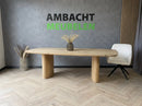 Deens Ovale Eiken tafel Brondby