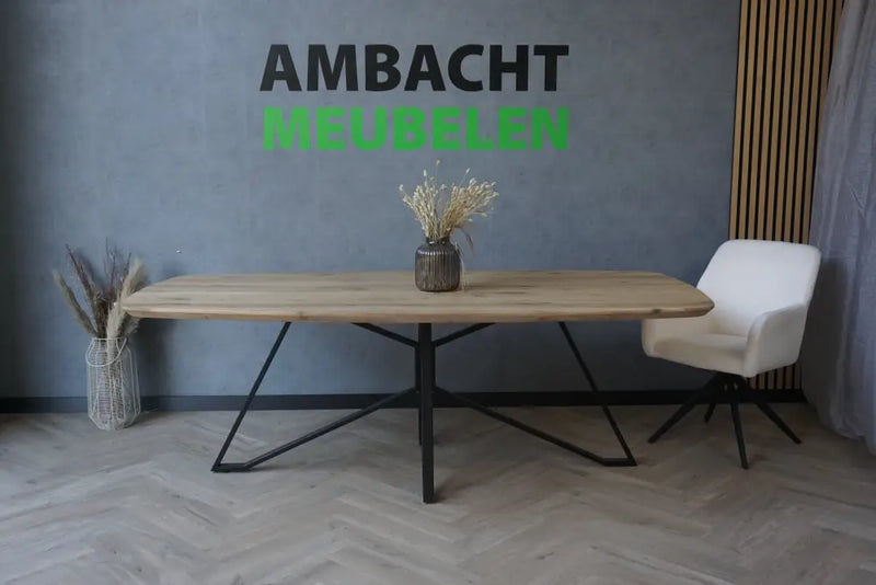 Deens Ovale Eiken Tafel Matrix Libelle