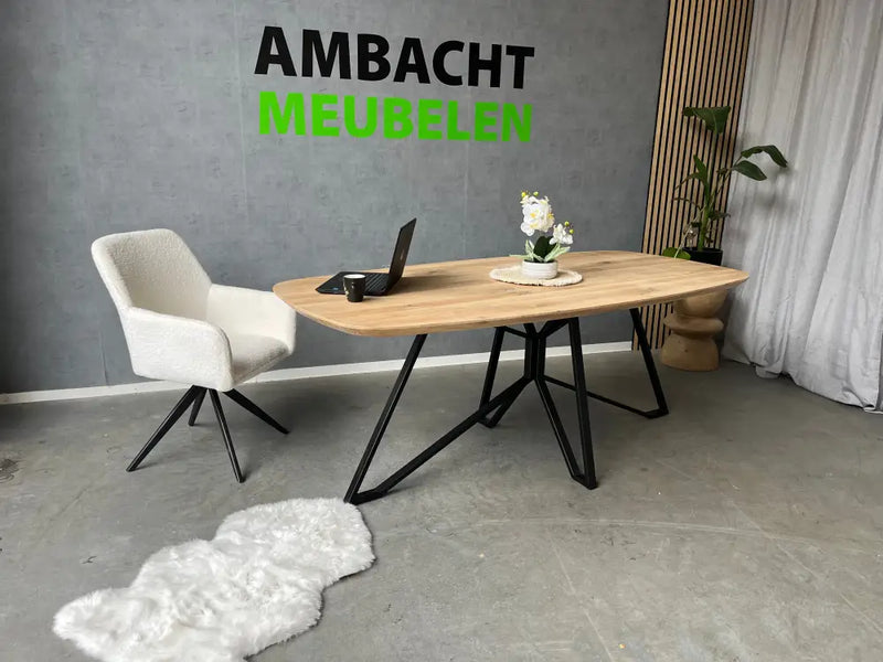 Deens Ovale Eiken Tafel Matrix Libelle