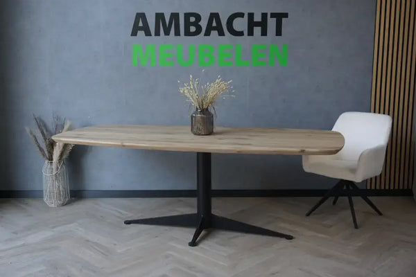 Deens Ovale Eiken tafel Octopus