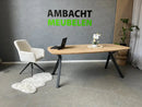 Deens Ovale Eiken Tafel X poten Inside Hoge knik