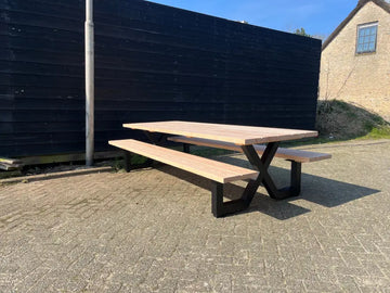 Douglas Picknickset X model Vast - Ambachtmeubelen
