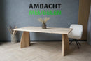 Eiken Boomstamtafel Japandi V poten