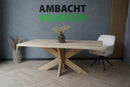 Eiken Boomstamtafel Eiken Matrix 12x5 cm