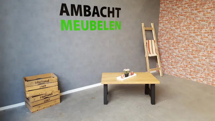 Eiken Salontafel A-model