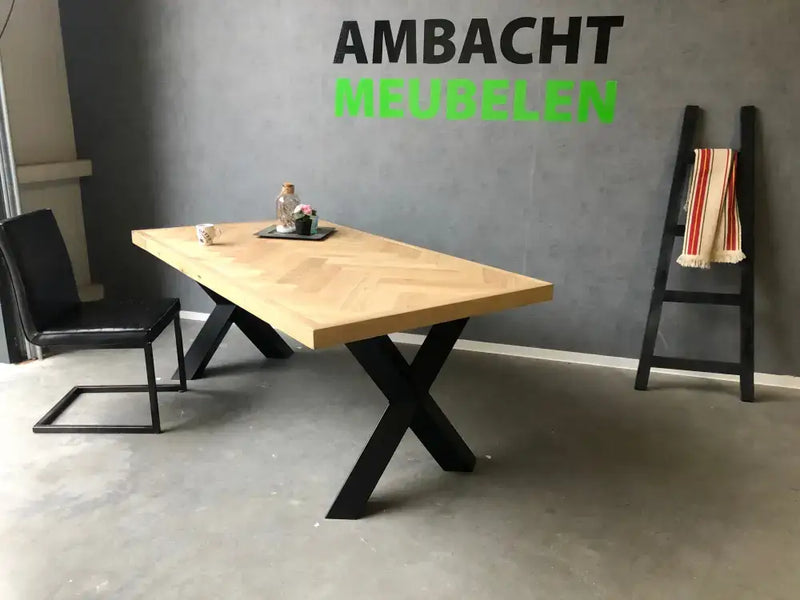 Eiken Visgraat Tafel Lelystad