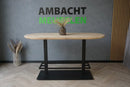 Eikenhouten Bartafel Plat Ovaal Maastricht