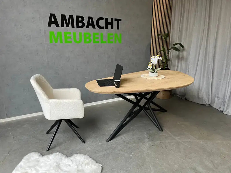 Organische Eiken Tafel Matrix Ster