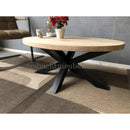 Ovale eiken salontafel Utrecht