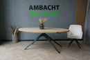 Ovale Eiken Tafel Middenpoot Tent