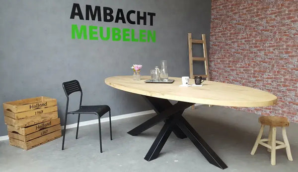 Ovale Eiken Tafel Rotterdam