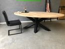 Ovale Eiken Visgraat Tafel Utrecht