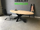 Ovale Eiken Visgraat Tafel Utrecht
