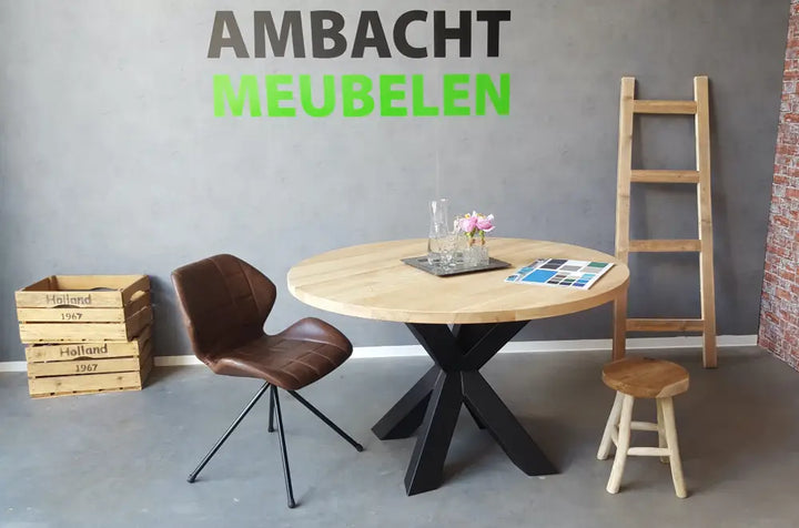 Rond Eiken Tafel Almere