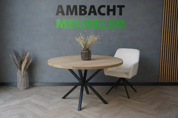 Rond Eiken Tafel Den Helder