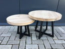 Ronde Eiken Salontafel Den haag