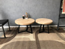 Ronde Eiken Salontafel Roosendaal