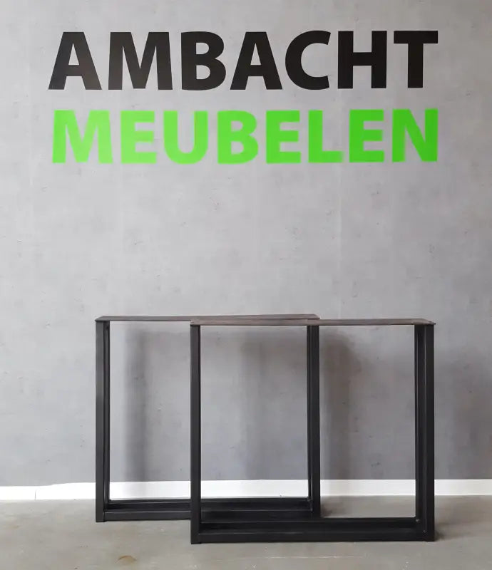 Steigerhout Dubbele U-tafel