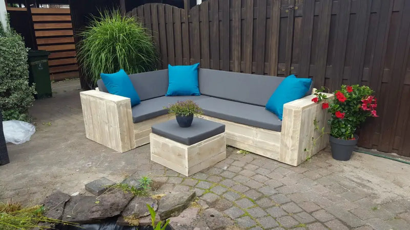 Steigerhout Hoekbank Amsterdam
