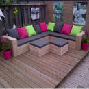 Steigerhout Hoekbank Amsterdam