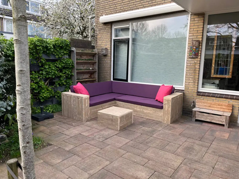 Steigerhout Hoekbank Amsterdam