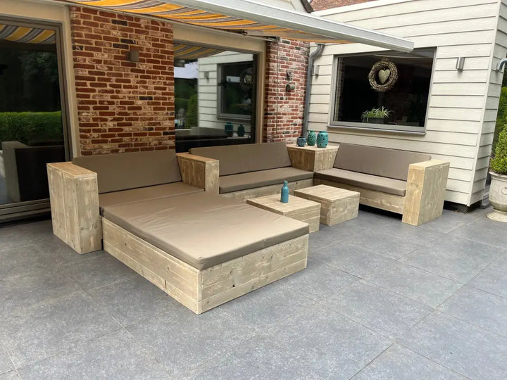 Steigerhout Hoekbank Groningen