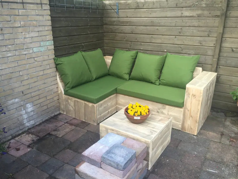 Steigerhout Hoekbank Rotterdam