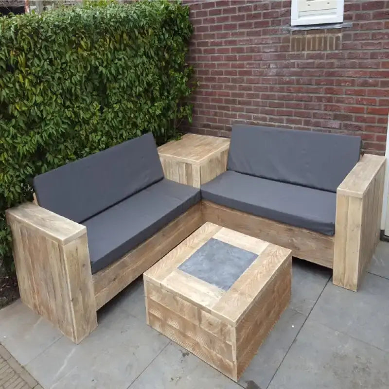 Steigerhout Hoekbank Sneek