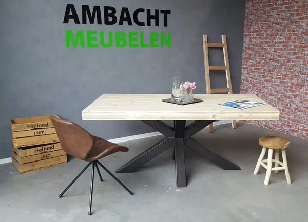 Steigerhout Matrix Tafel
