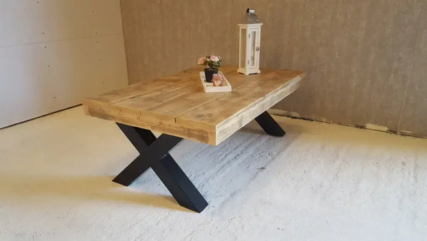 Steigerhout Salontafel X-model