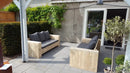 Steigerhouten Lounge Set Harlingen