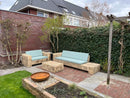 Steigerhouten Lounge Set Harlingen