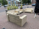 Steigerhouten Lounge Set Harlingen