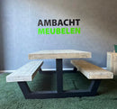 Steigerhouten picknickset T-model