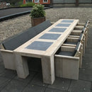 Steigerhouten Tuinset Exclusive 10 Personen