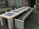 Steigerhouten Tuinset Exclusive 10 Personen