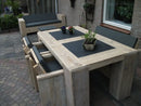 Steigerhouten Tuinset Exclusive 4 Personen