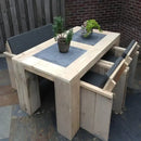 Steigerhouten Tuinset Exclusive 4 Personen