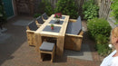 Steigerhouten Tuinset Exclusive 6 Personen