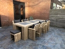 Steigerhouten Tuinset Exclusive 6 Personen