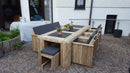 Steigerhouten Tuinset Exclusive 6 Personen