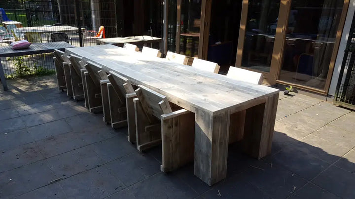 Steigerhouten Tuinset Utrecht 10 Personen