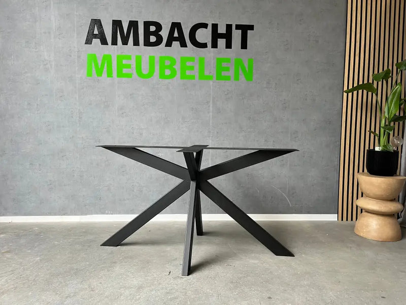 Verjongde Rechte Eiken Tafel Matrix 8x4 cm Hoge Knik