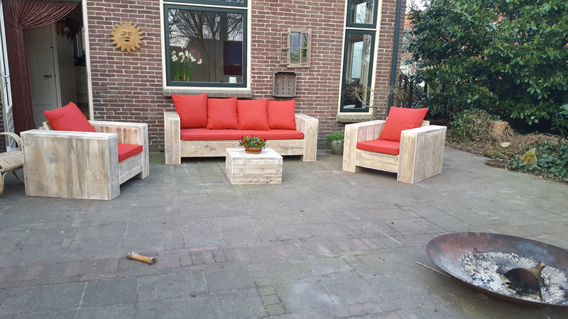 Steigerhouten Lounge Set Rotterdam