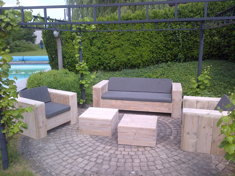 Steigerhouten Lounge Set Rotterdam